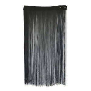 Nomia FW/14 Black Fringe Snap-Closure Belt